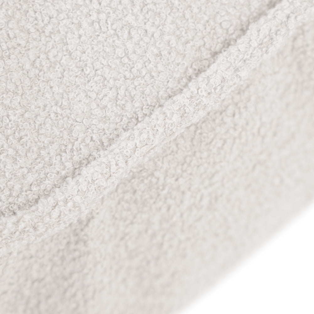 Minkštas Grindų Pufas Plush Nest, Kreminis Pūkuotukas (60x60 cm) – vaizdas 6