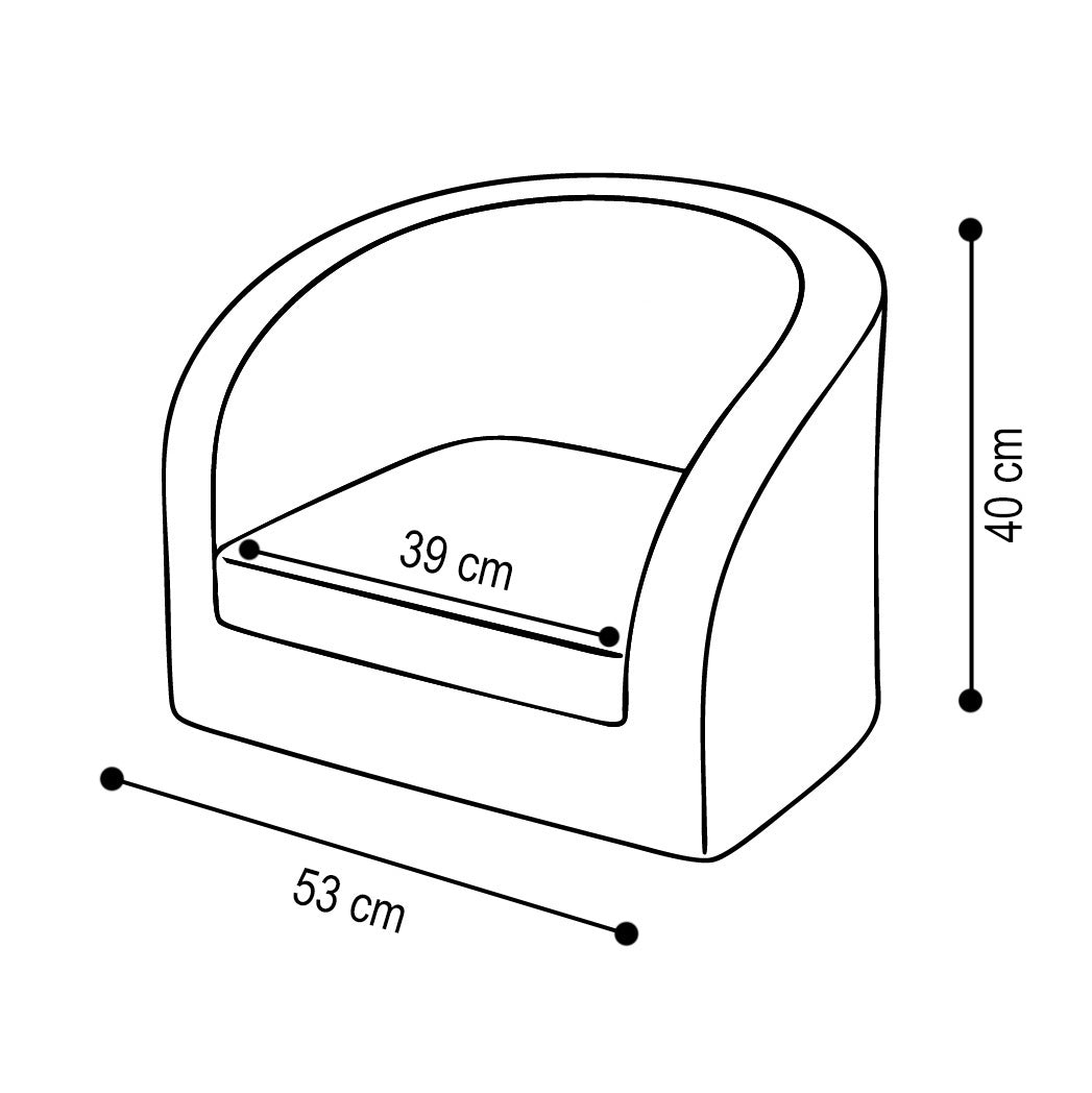 Pliušinis vaikiškas fotelis „Lizdas“, smėlio spalvos, švelnaus veliūro tekstūra – vaizdas 5