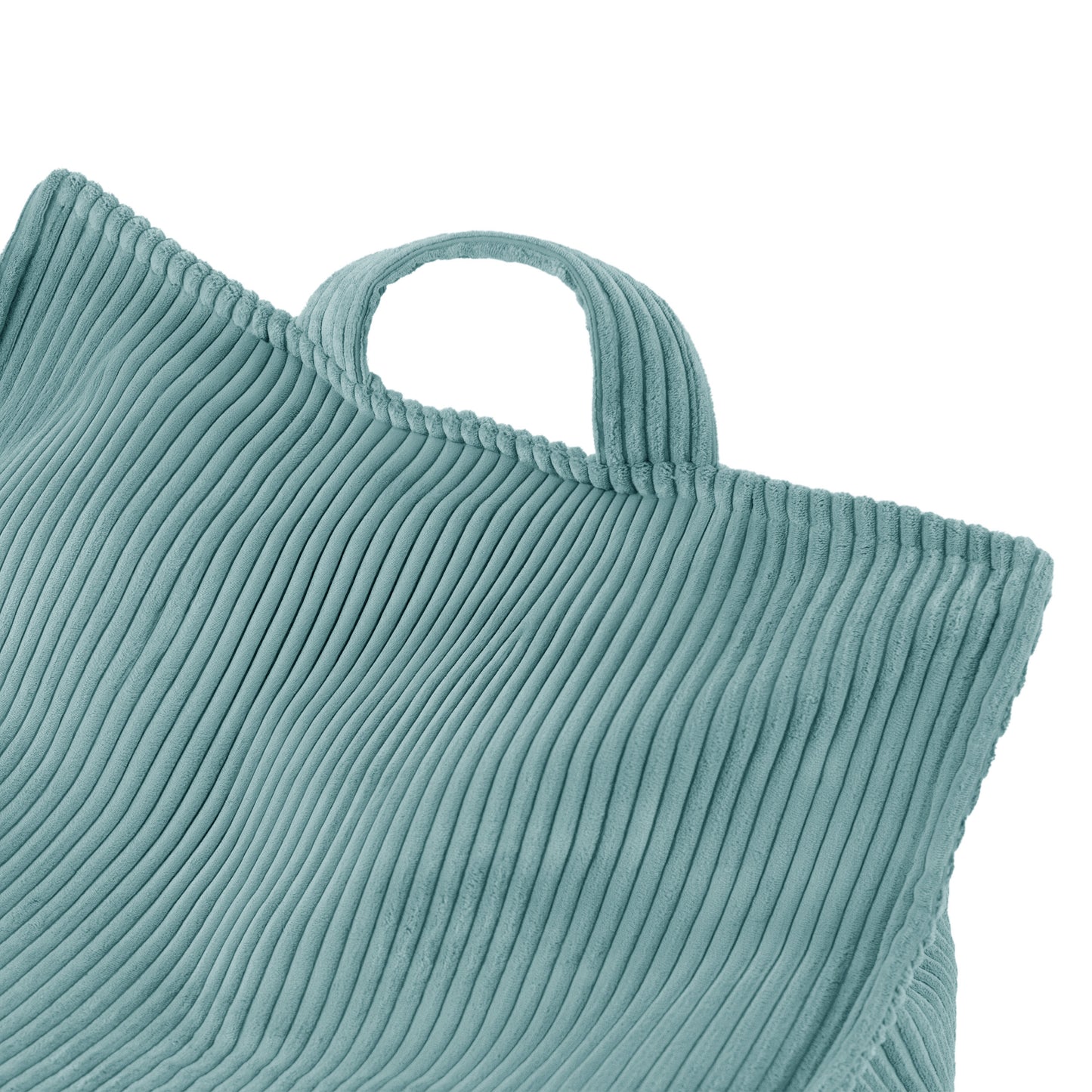 Mėlynas pūstas vaikiškas fotelis PLUSH NEST, Premium Kordurojus – vaizdas 5