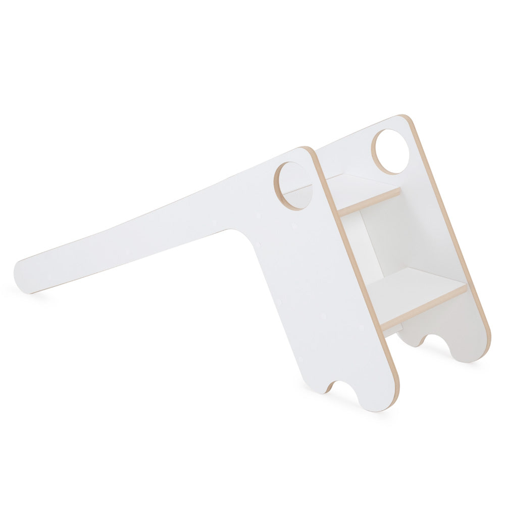 Medinė Čiuožykla PLUSH NEST, Balta, matmenys – vaizdas 10