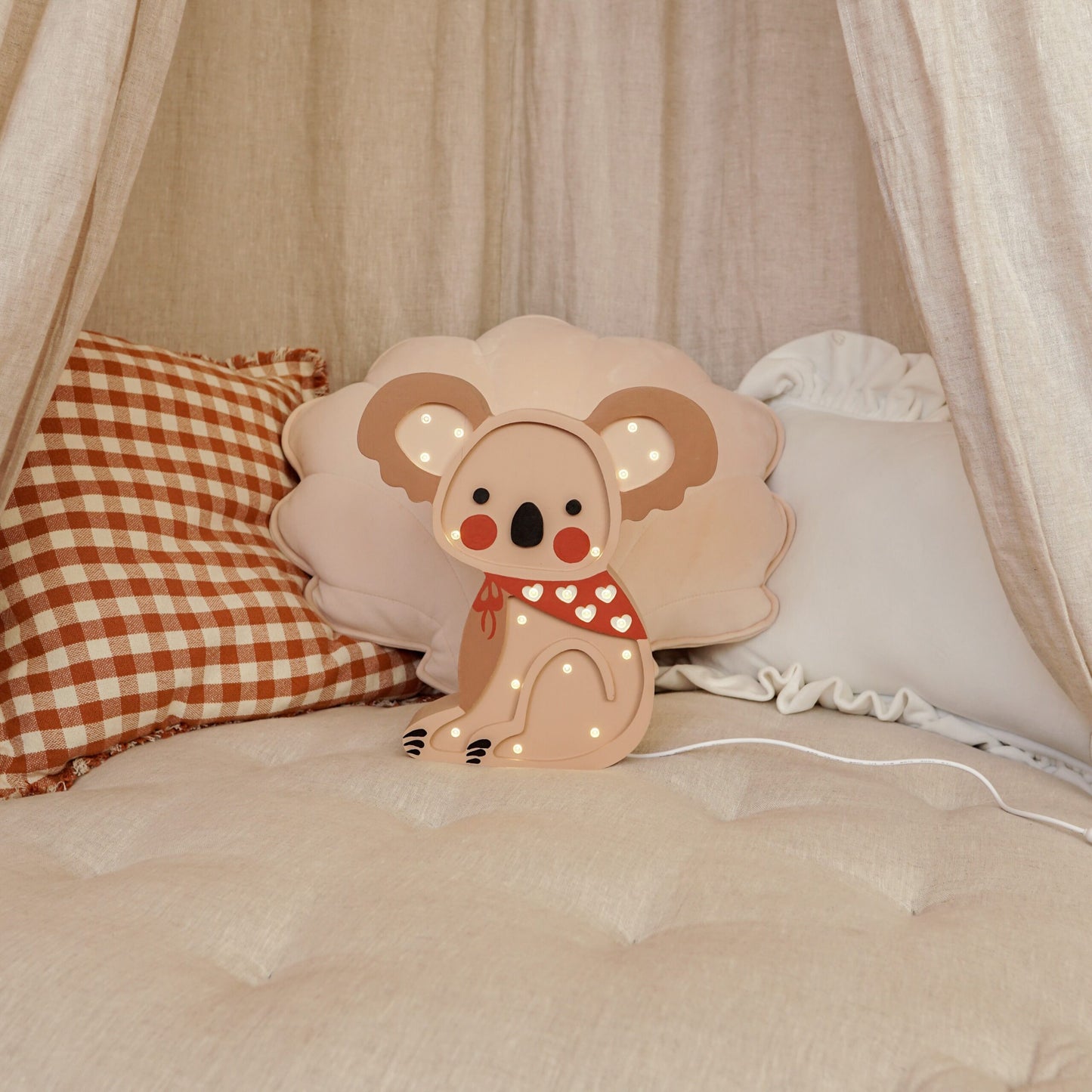 Medinė lempa Koala – vaizdas 9