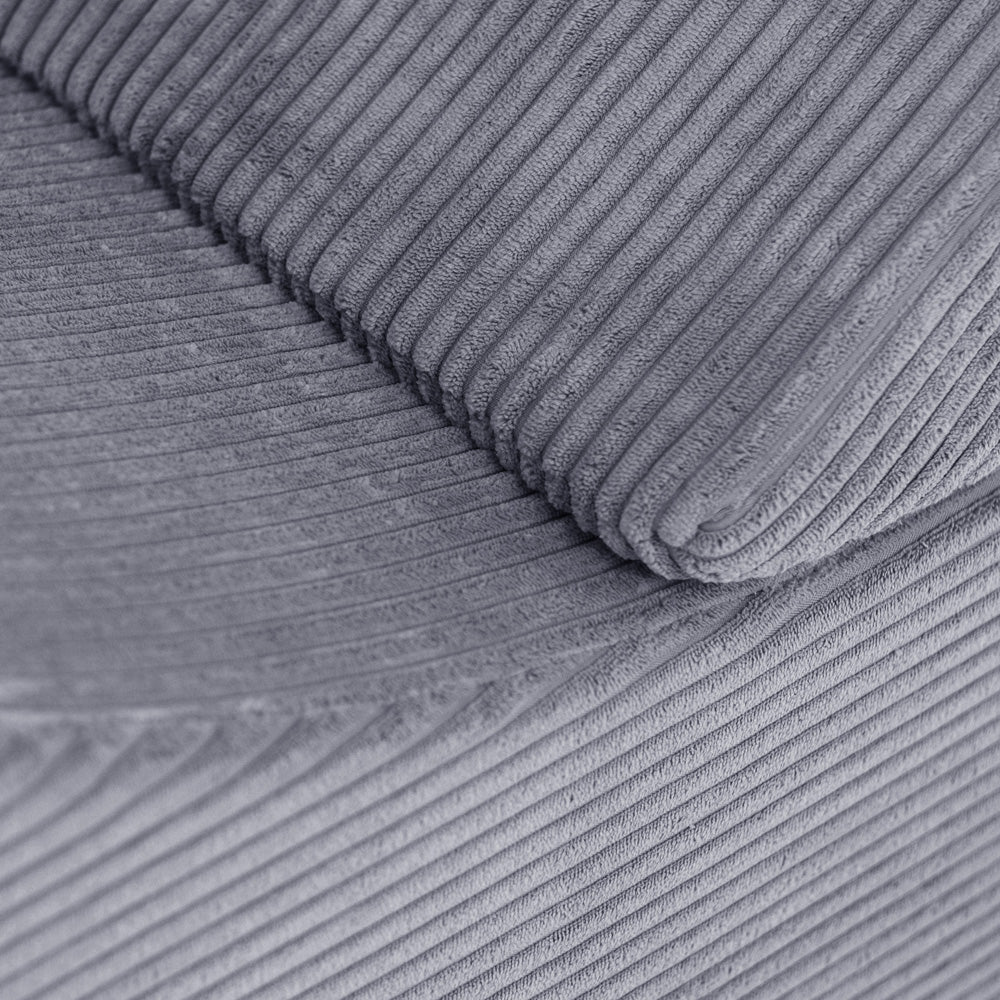 Premium Modulinis Vaikų Gultas „PLUSH NEST“, Pilkas Kordušas (145 cm) – vaizdas 3