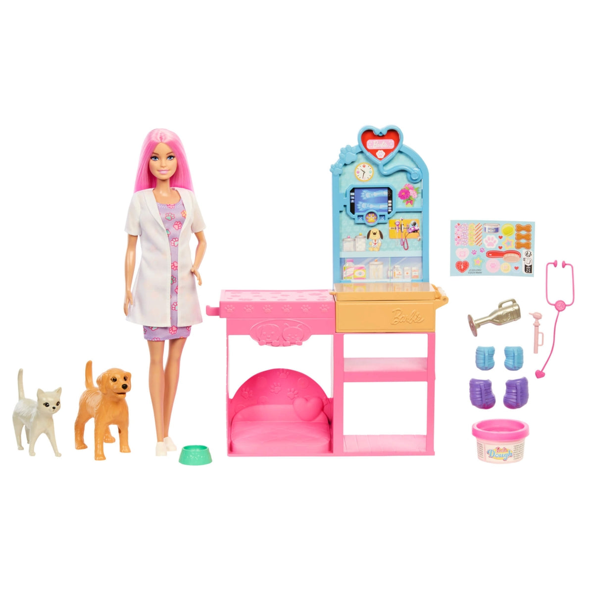 Barbie lėlės veterinarės rinkinys JFX93, planšetės detalė – vaizdas 3