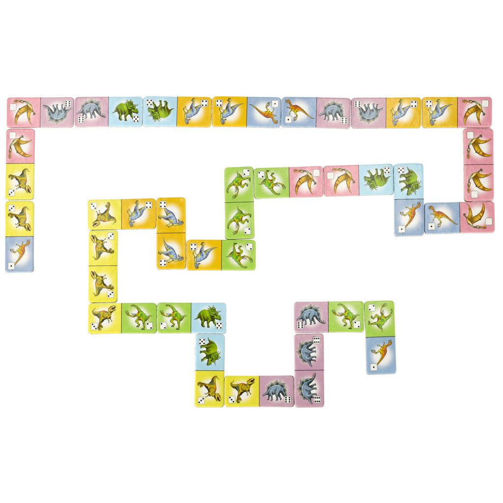 ALEXANDER dinozaurų domino edukacinis žaidimas 4+ – vaizdas 3
