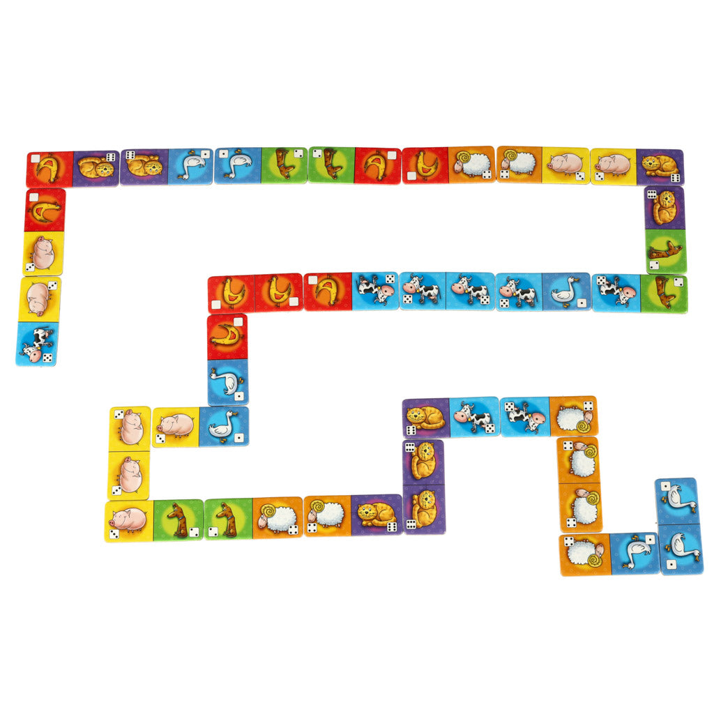 Domino gyvūnėliai mokomasis žaidimas 4+, vaizdas 3