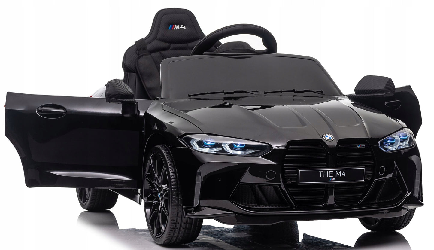 Akumuliatorinis automobilis BMW M4, odinė EVA sėdynė, 14Ah akumuliatorius – vaizdas 2