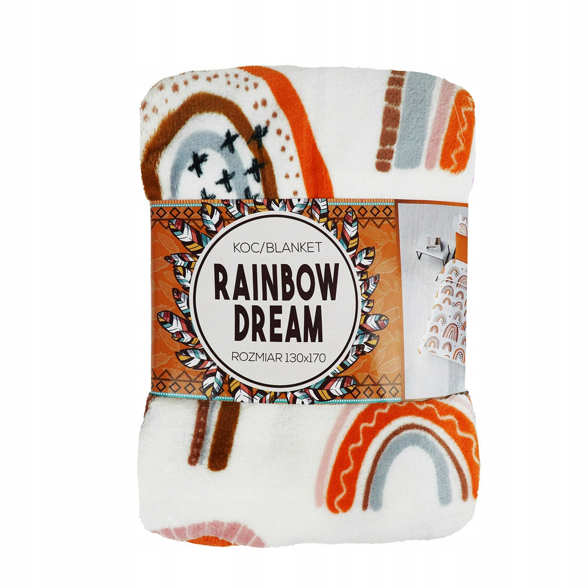 Minkštas šiltas vaikiškas pledas, plotis 130 cm – vaizdas 5