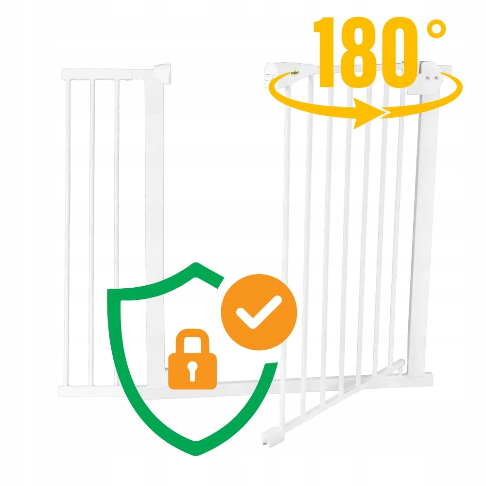 Apsauginis turėklų vartų barjeras vaikams, įtempimo tipo tvirtinimas – vaizdas 8