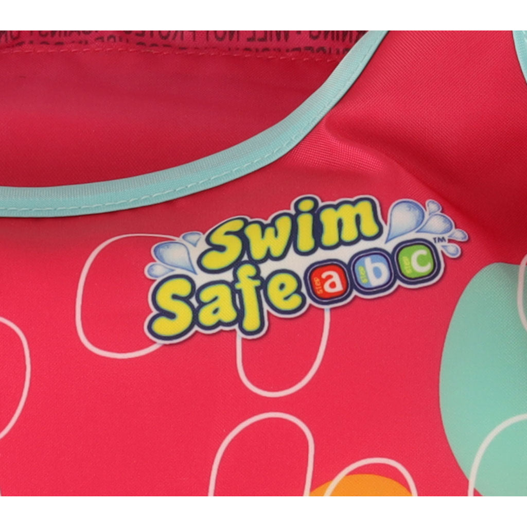 AQUASTAR Rožinė maudymosi liemenė su rankovėmis – vaizdas 3