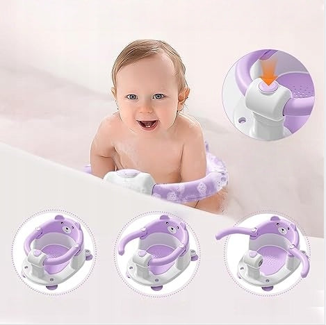 Kūdikių vonios kėdutė, violetinė, EAN/GTIN kodas – vaizdas 5