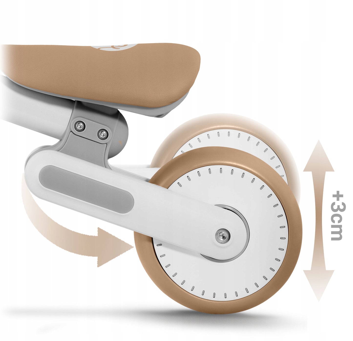 Nukido Pusiausvyros Dviratis Triratukas, tinka 80-110 cm ūgiui – vaizdas 6