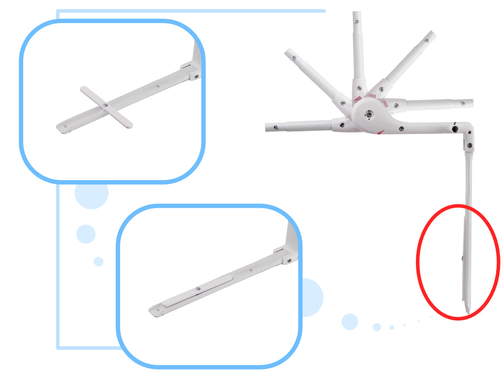 Atidaroma apsauginė lovos užtvara, 120 cm, juoda – vaizdas 4