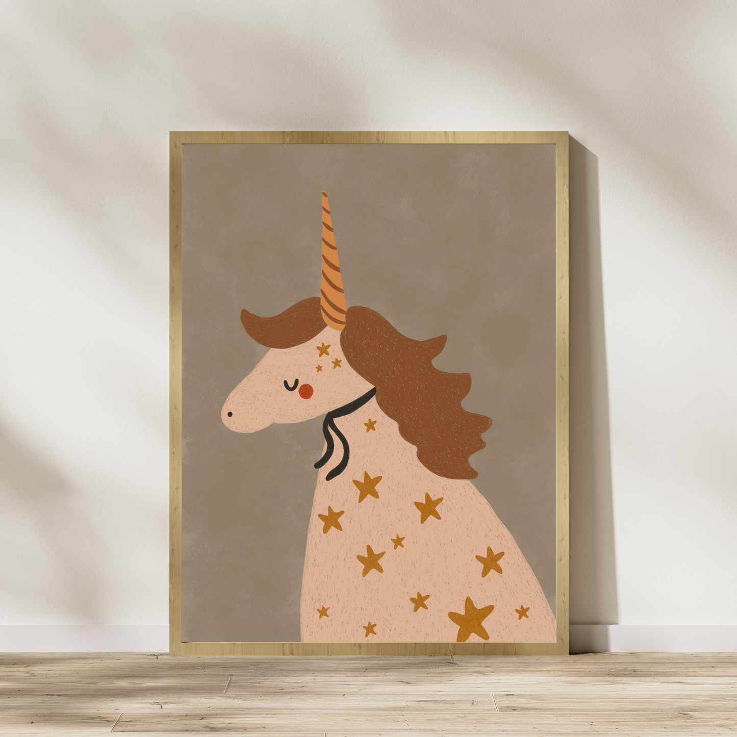 Plakatas - piešinys Vienaragis – pagrindinis vaizdas