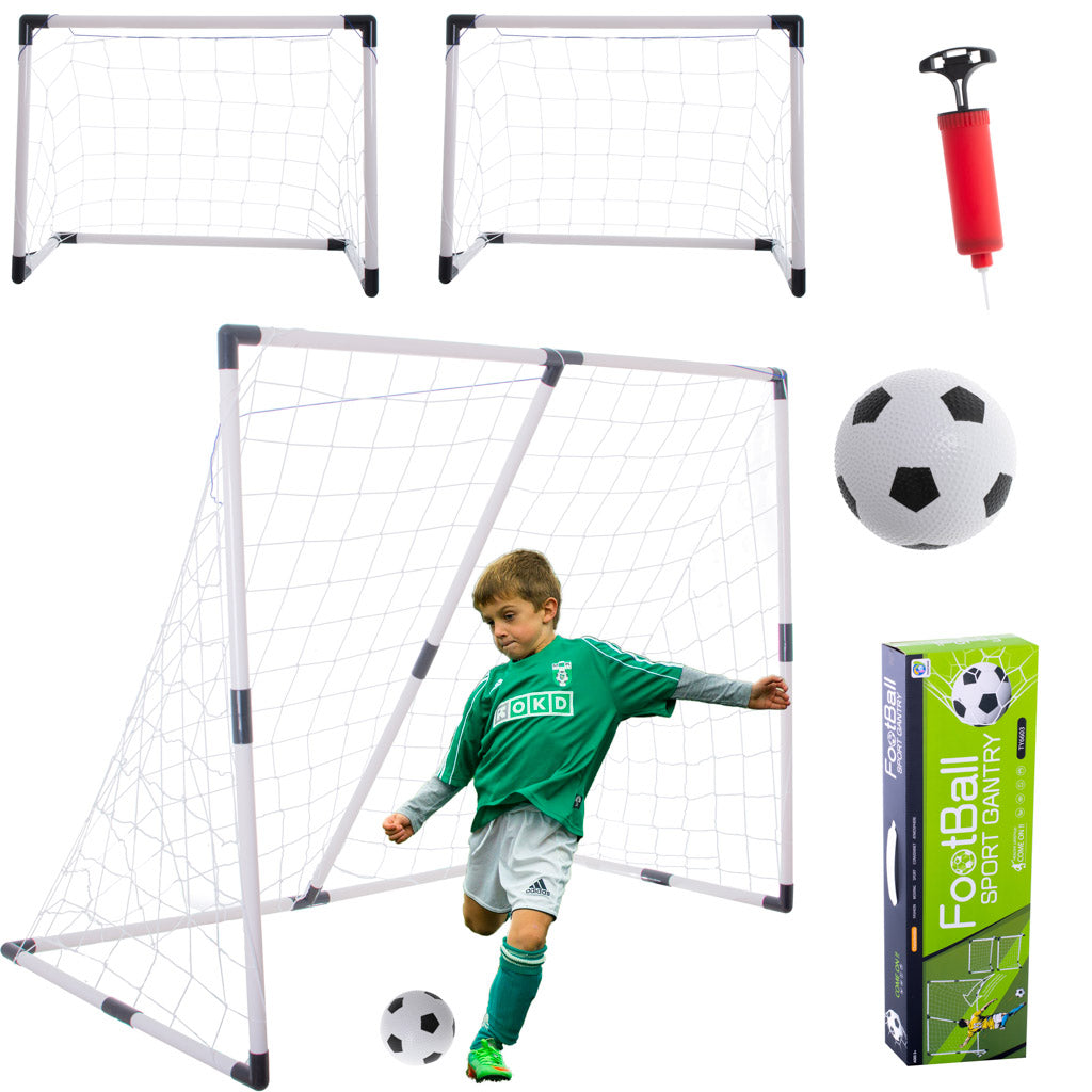 Vaikų futbolo vartai 2in1, 143x110x70cm