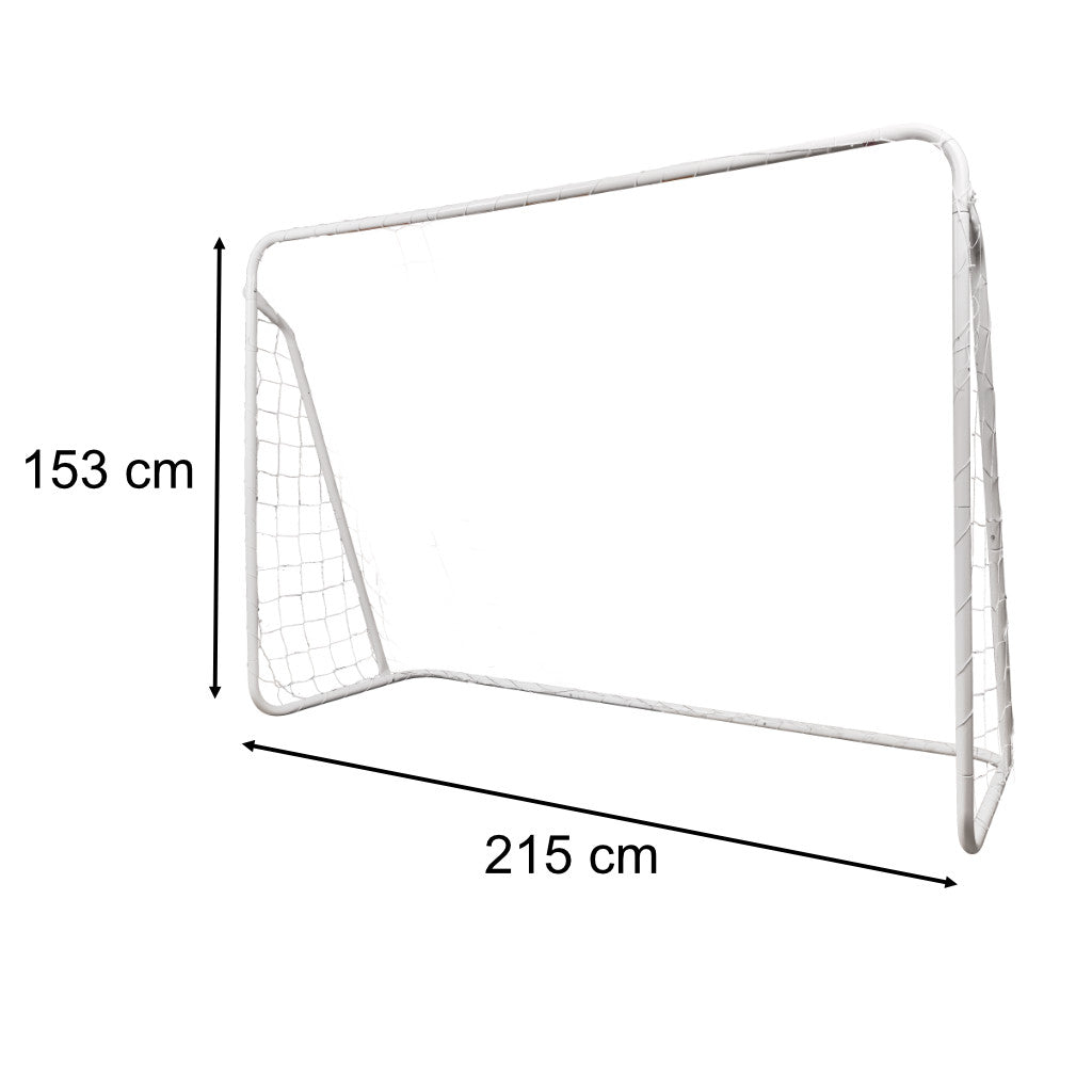 Futbolo vartai vaikams treniruočių 2in1 su tikslumo kilimėliu 215 x 153 x 76 cm