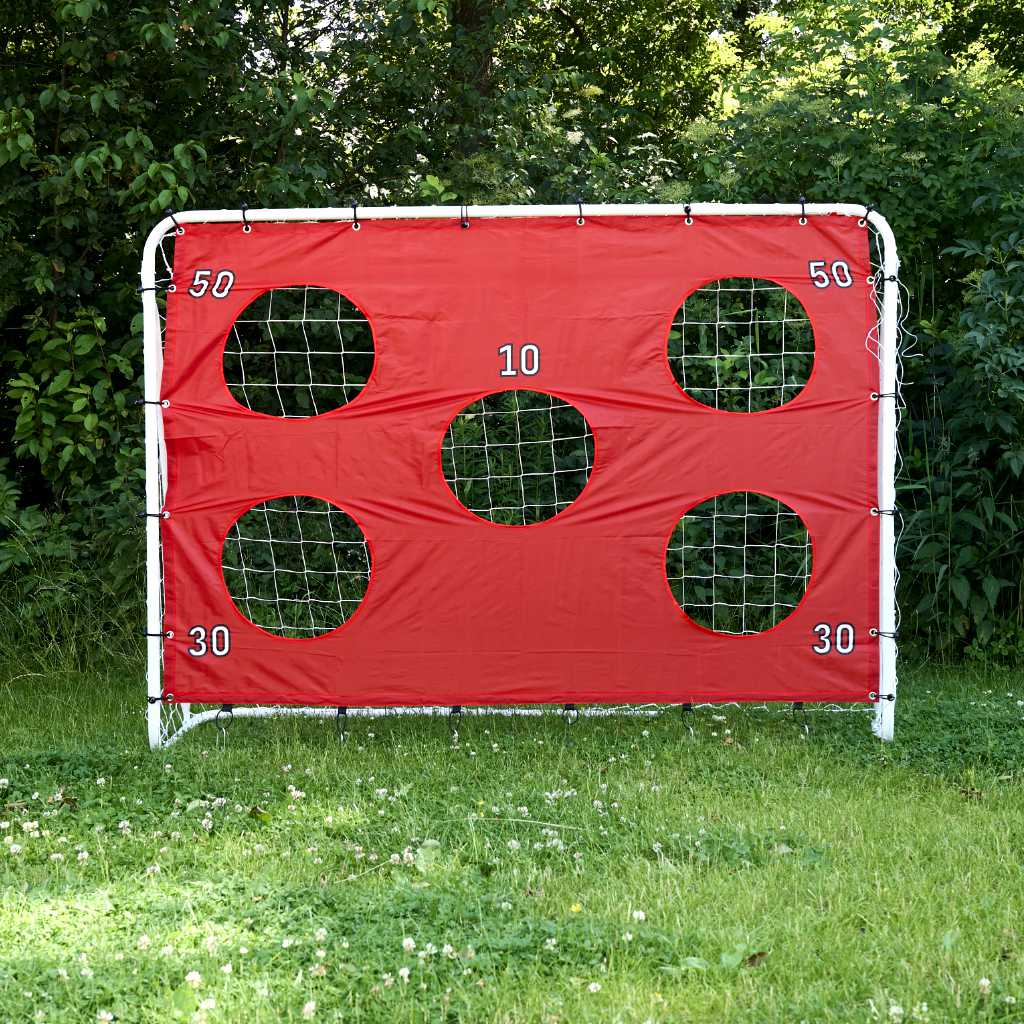 Futbolo vartai vaikams treniruočių 2in1 su tikslumo kilimėliu 215 x 153 x 76 cm