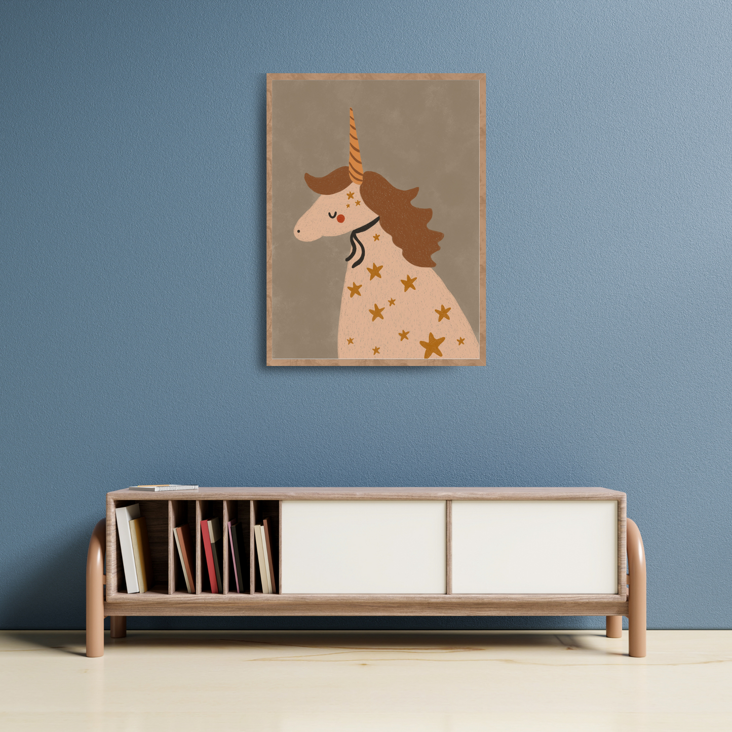 Plakatas - piešinys Vienaragis – vaizdas 4