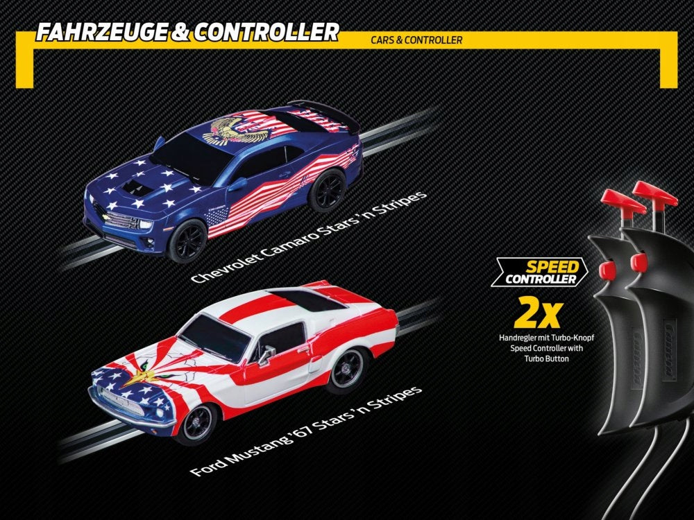 Carrera GO!!! - STREET LEGENDS Lenktynių Trasa 49 m + 2 Automobiliai (Modelis 62601) - vaizdas 6