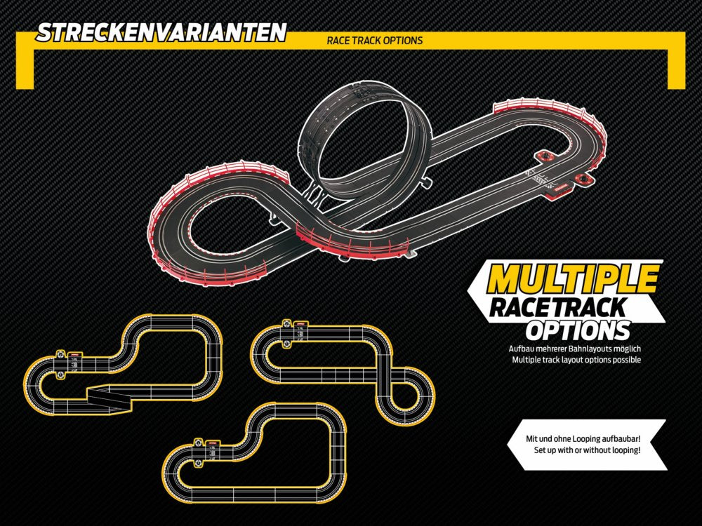 Carrera GO!!! - STREET LEGENDS Lenktynių Trasa 49 m + 2 Automobiliai (Modelis 62601) - vaizdas 8