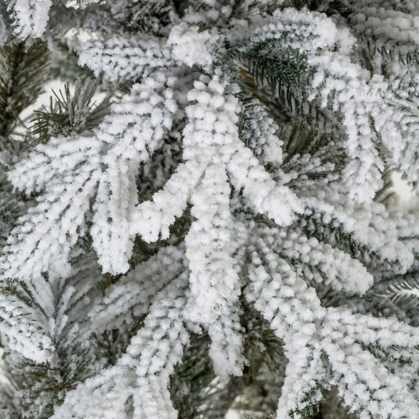 Dirbtinė Kalėdų eglutė 120 cm, tanki, su sniego efektu - vaizdas 5