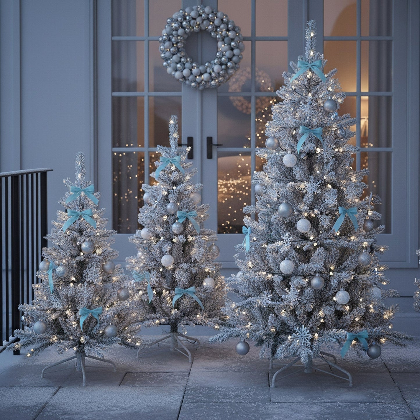 Dirbtinė Kalėdų eglutė „Premium“ 150 cm, tanki, su sniego efektu - vaizdas 8