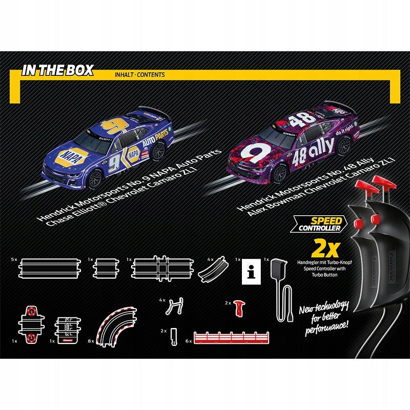 Carrera GO!!! - 49m Nascar Automobilių Trasa + 2 Automobiliai (Modelis 62582) - vaizdas 7