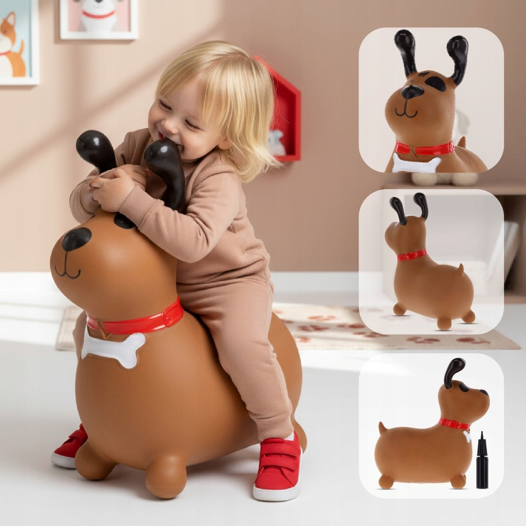 Guminis šokliukas Reksio, rudas, šokdynių tipas – vaizdas 6