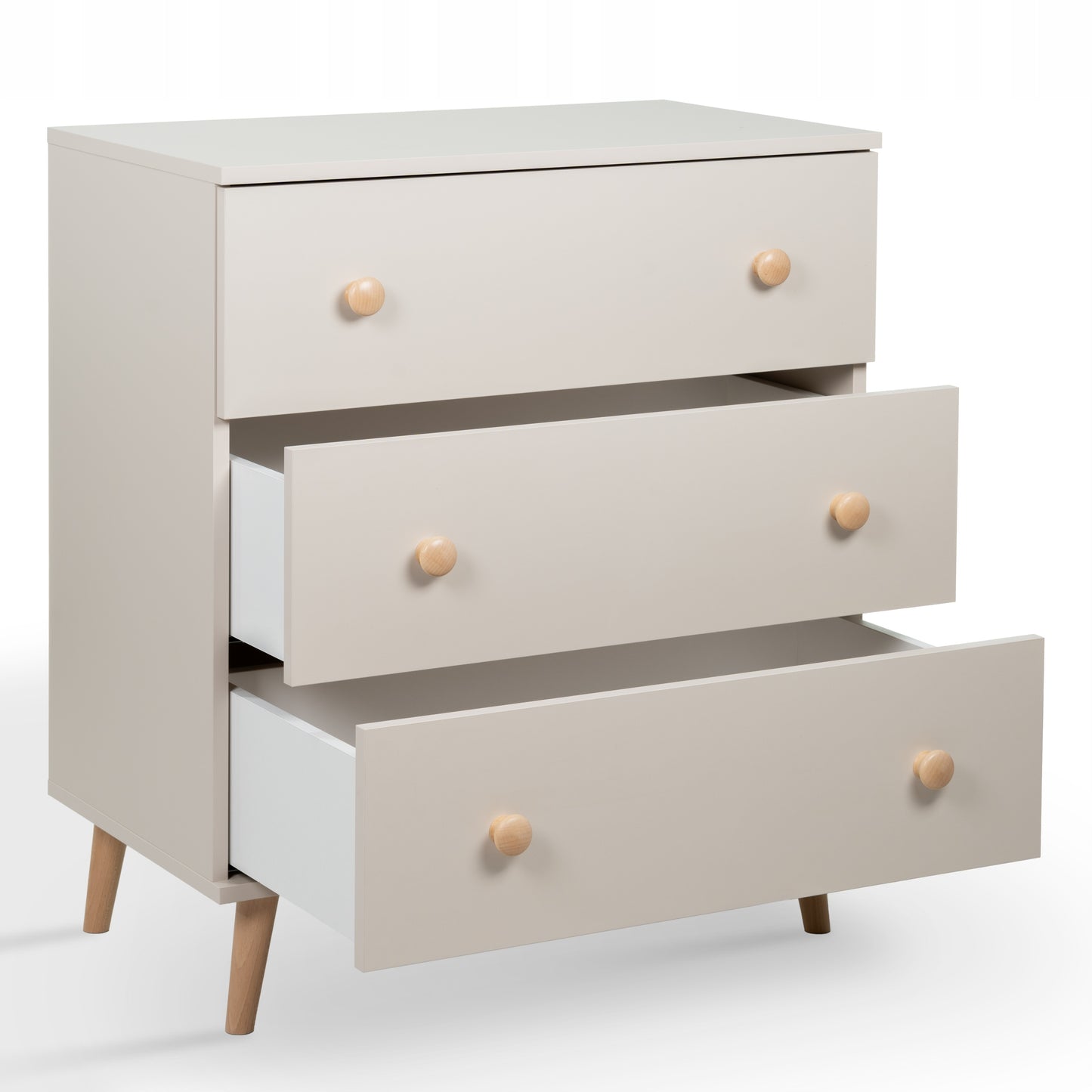 Vaikų komoda su pervystymo stalu TOMI, kašmyro spalvos – vaizdas 3