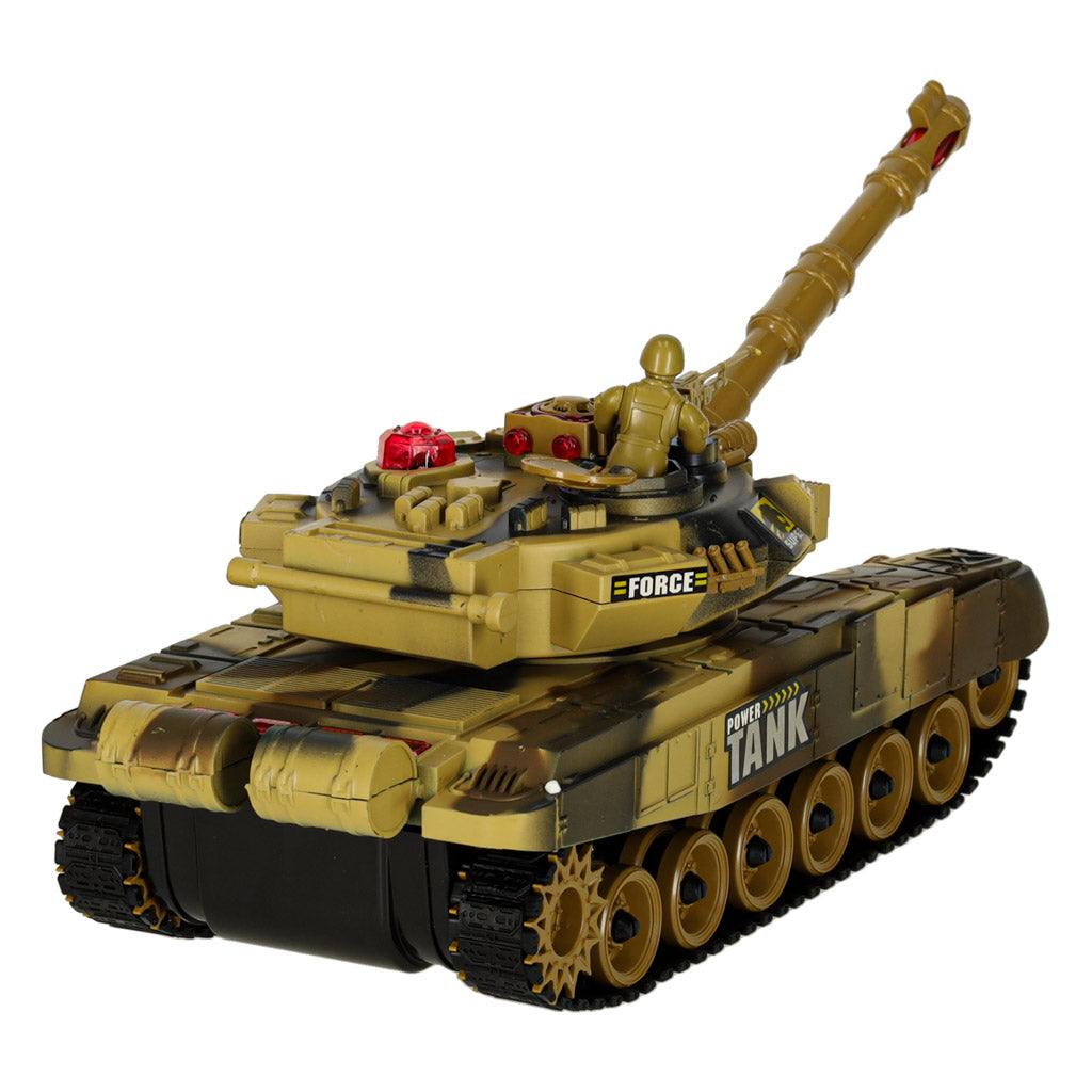 Nuotoliniu būdu valdomas tankas RC War Tank 9993 2.4 GHz, dykumos