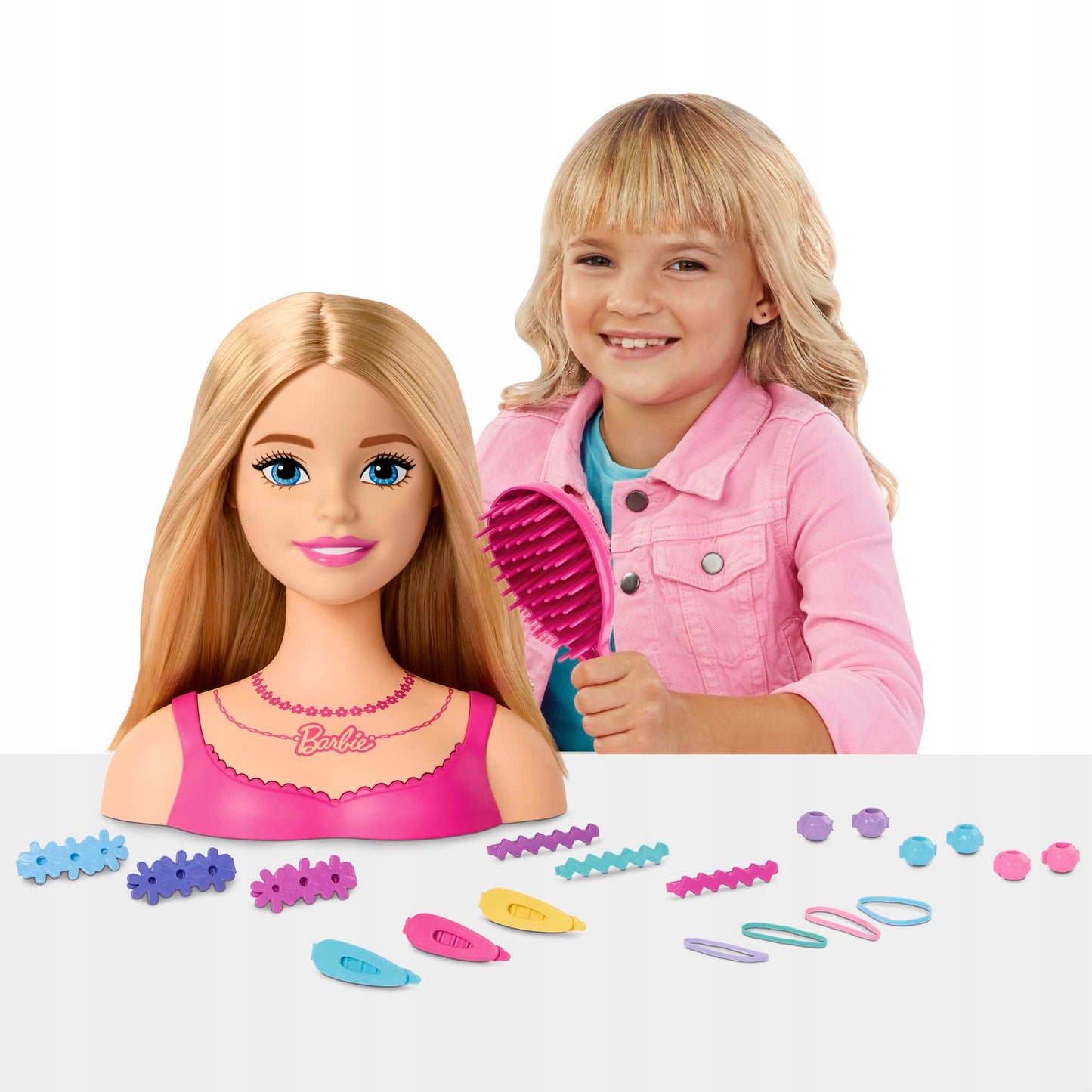 Barbie lėlės galva „Styling Head“, herojus – Barbie – vaizdas 4