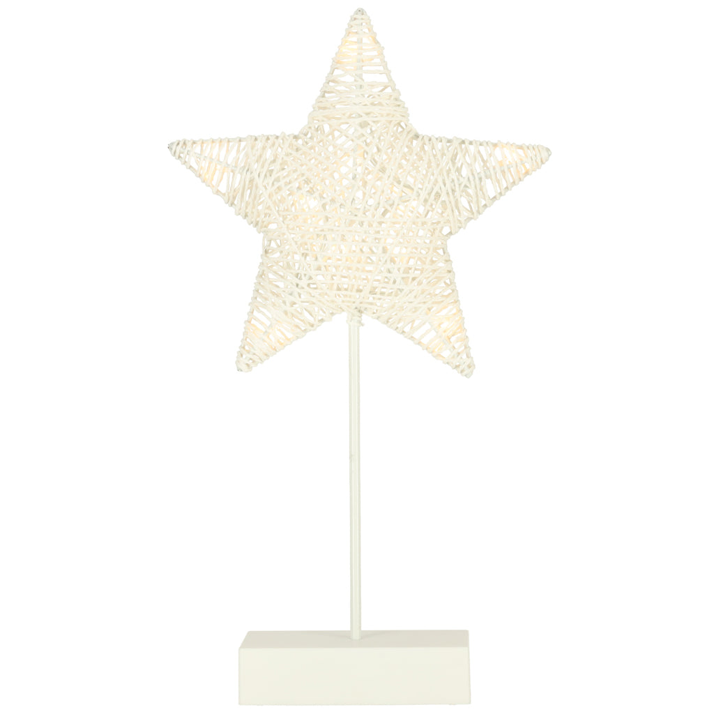 Kalėdinė dekoracija stovinti žvaigždė 39cm – pagrindinis vaizdas