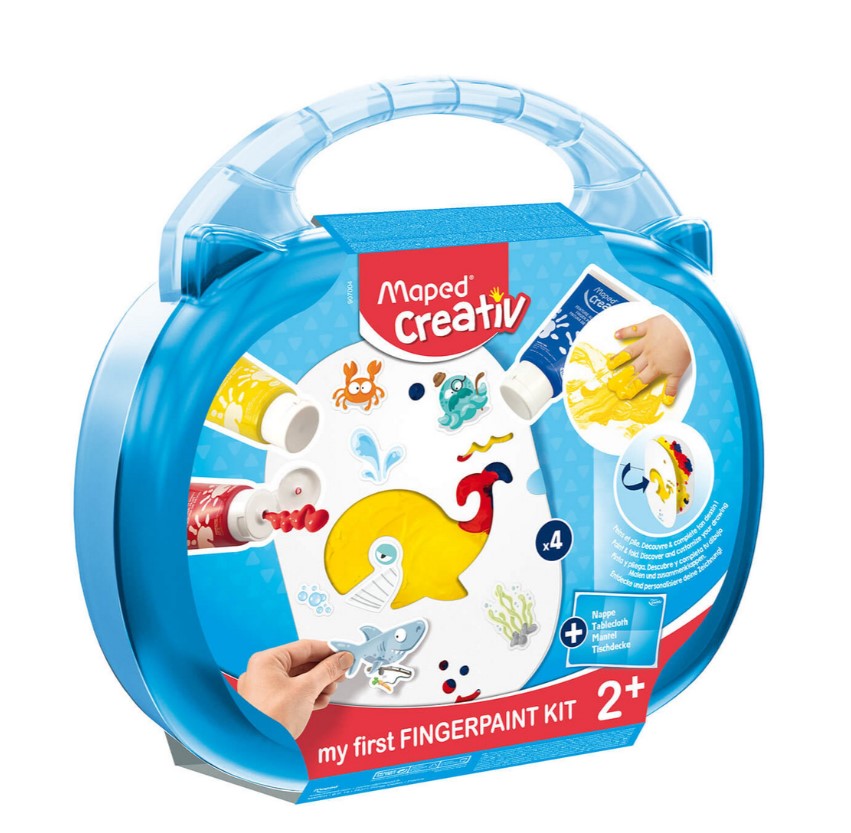 Pirštų dažai dėkle Kūrybiškumas