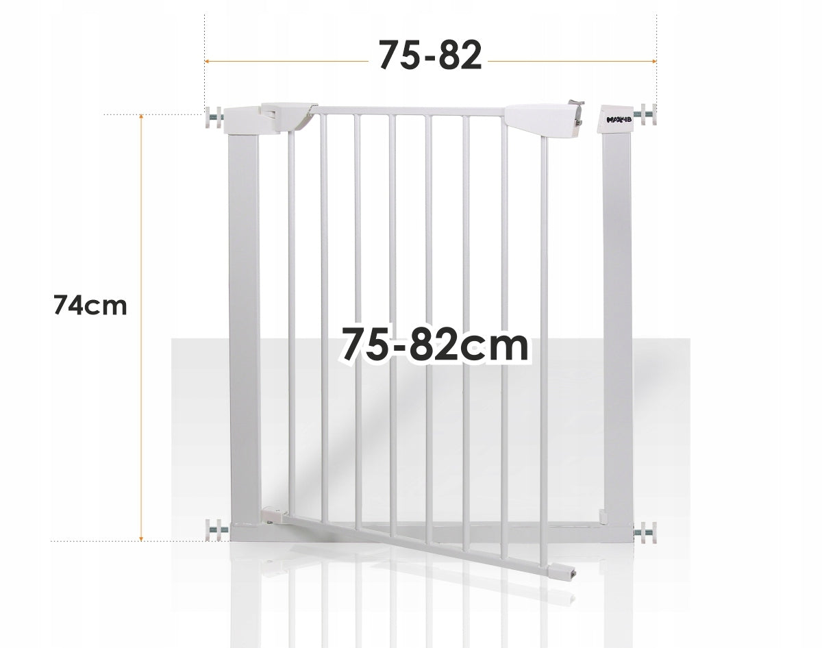 Apsauginis vartų barjeras vaikams iki 82 cm – vaizdas 4