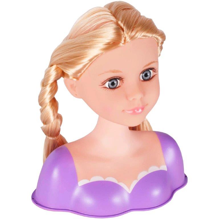 Lėlės galva, skirta stilizuoti su aksesuarais – vaizdas 4