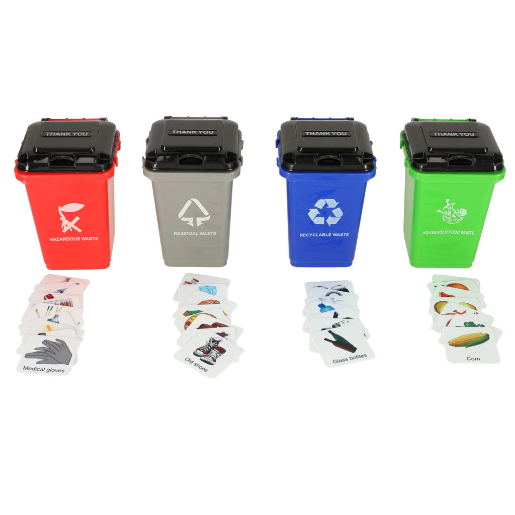 Atliekų rūšiavimo dėlionės žaidimas + kortelės – vaizdas 2