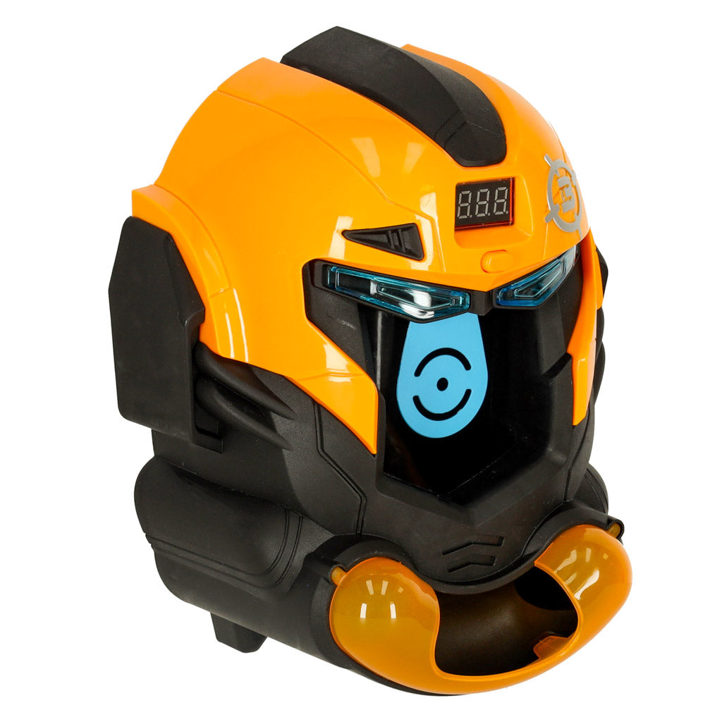 Tikslinio šaudymo roboto galvos arcade žaidimo rinkinys pistoletas + kamuoliukai – vaizdas 2