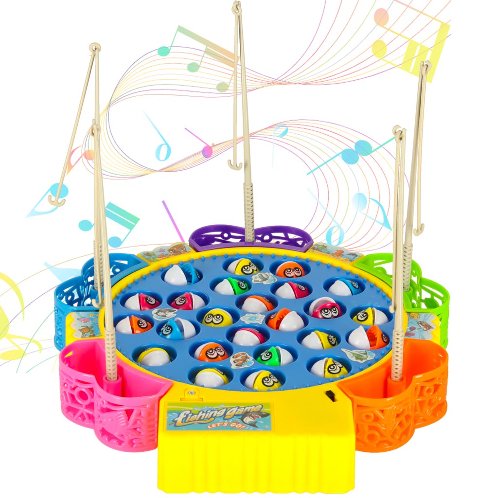 Šeimos vikrumo žaidimas „Žvejyba“ su 24 žuvytėmis