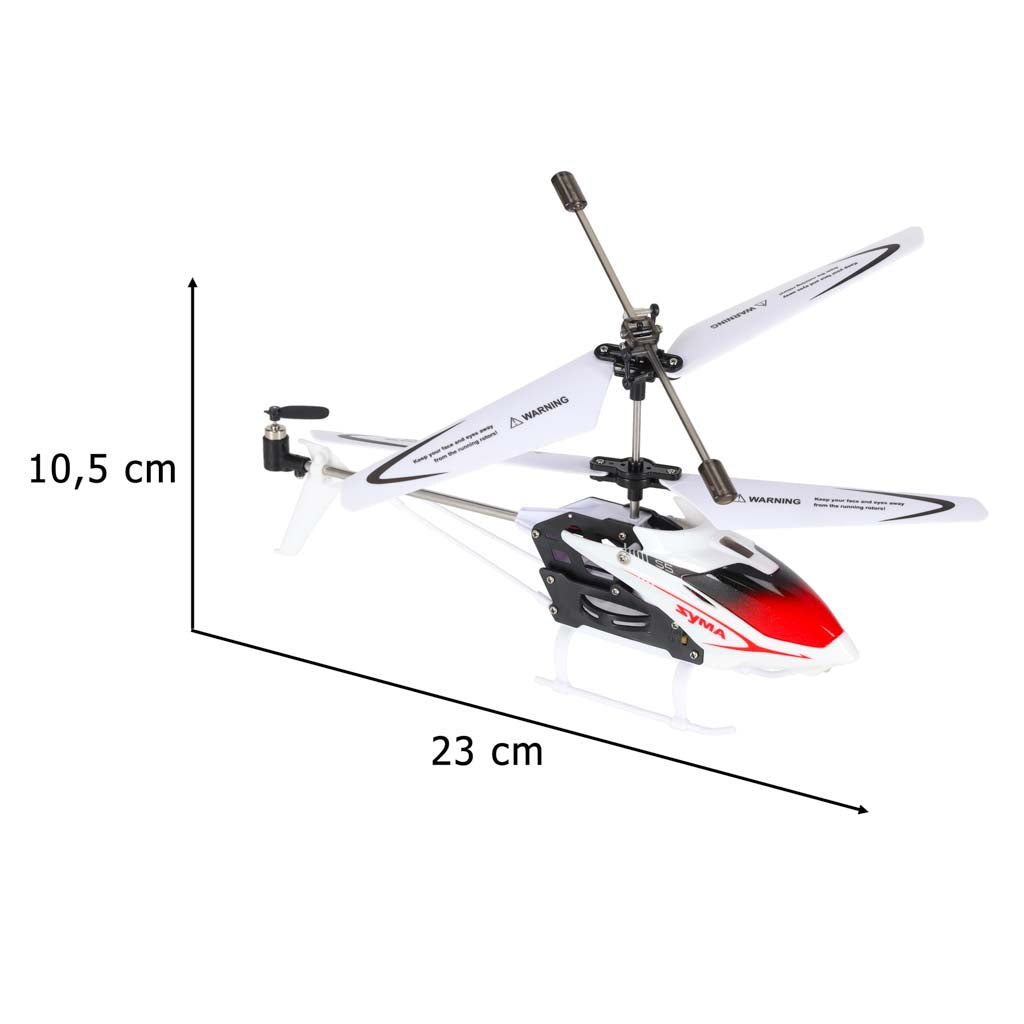 SYMA S5 3CH RC nuotoliniu būdu valdomas sraigtasparnis, baltas