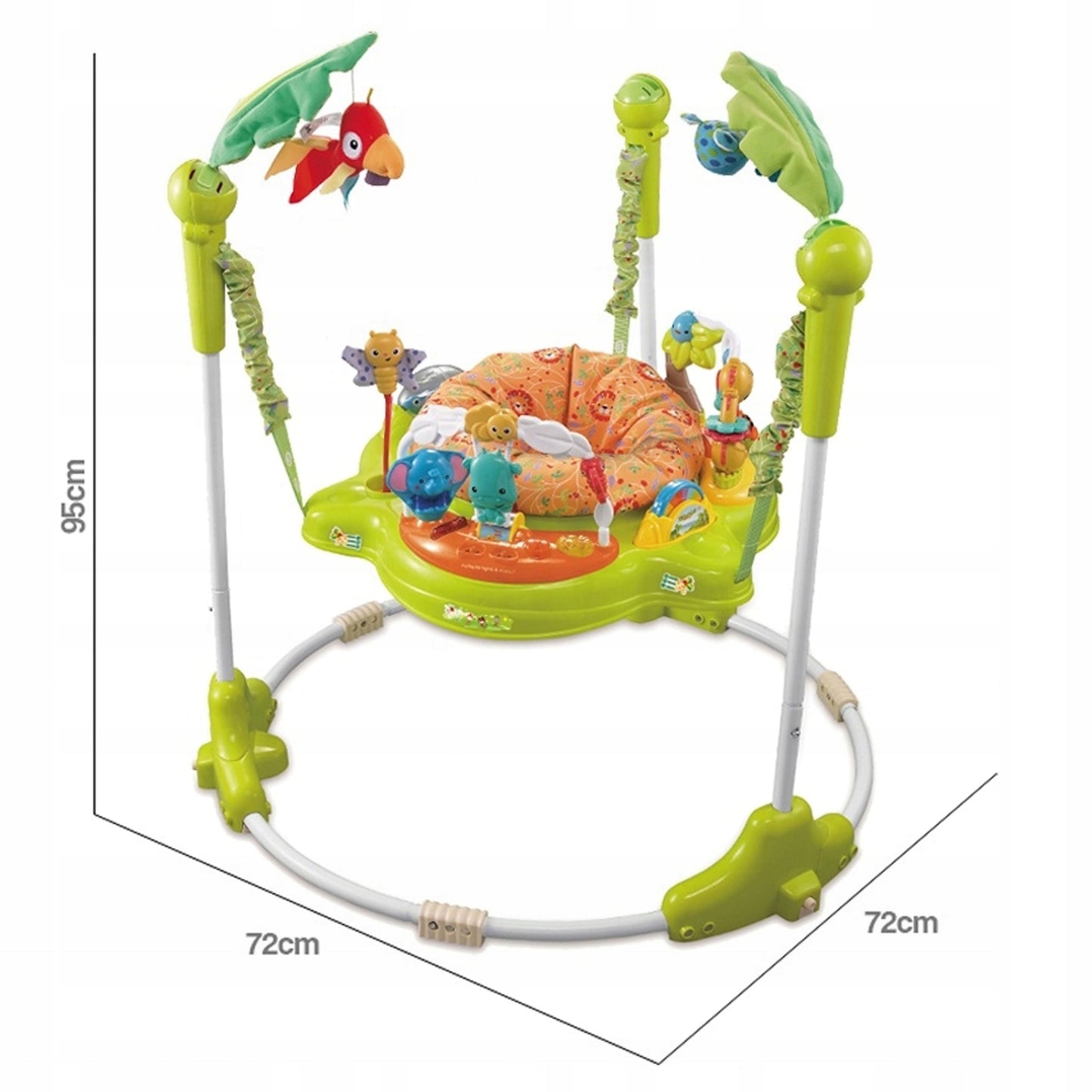 Interaktyvus šokliukas Jumperoo Matadi, minimalus vaiko amžius 6 mėnesiai – vaizdas 4