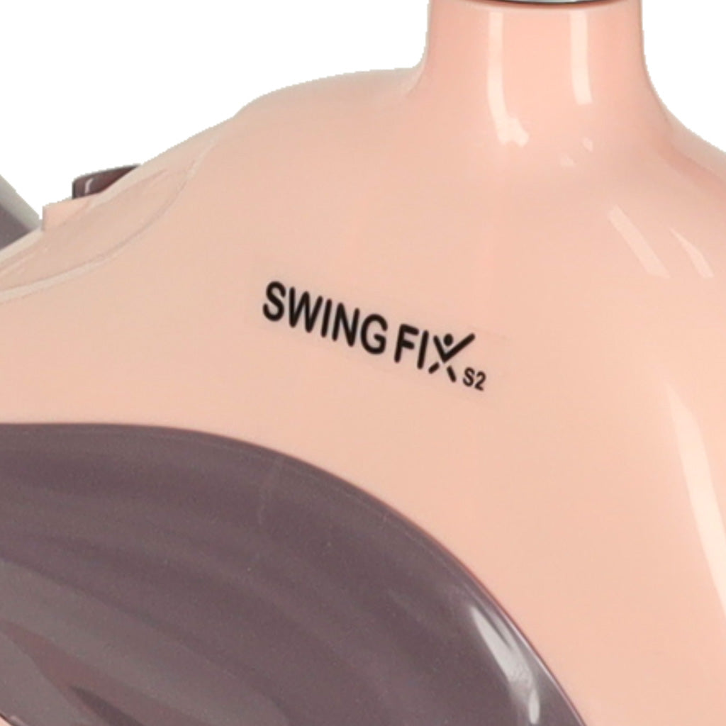 Gravitacinė paspiriama mašinėlė LED Swing FIX S2, motorolerio tipo, su stūmimo rankena, violetinė, maks. 100 kg