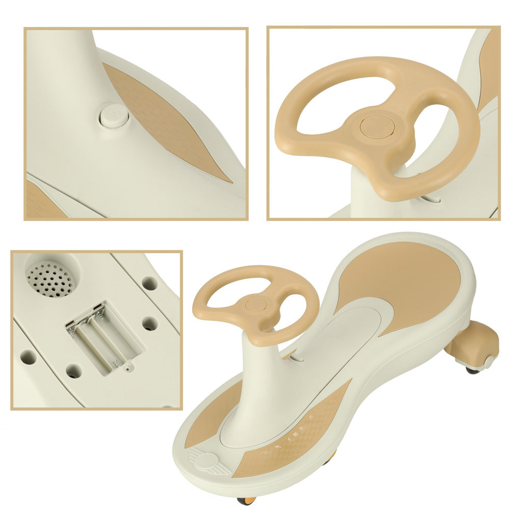 Gravitacinė mašinėlė smėlio spalvos su muzika – vaizdas 4