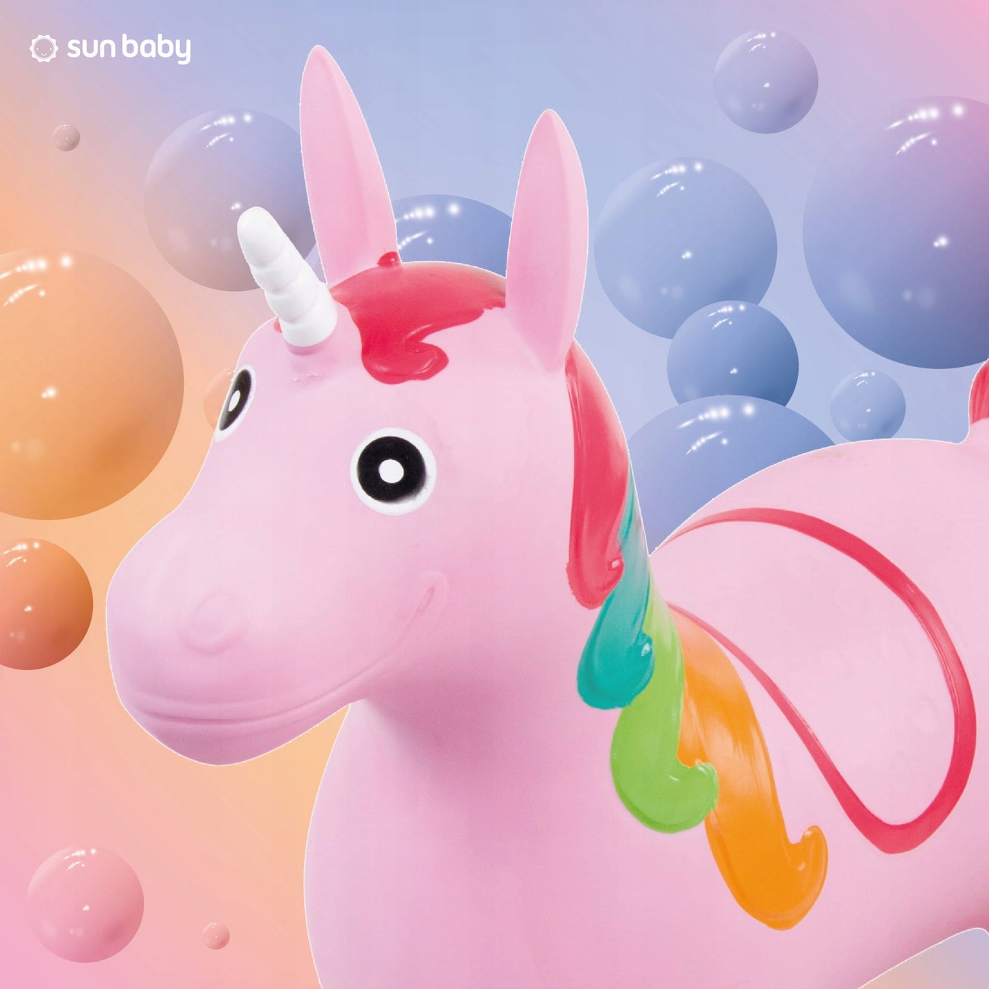 Guminis šokliukas Vienaragis, rožinis, EAN kodas – vaizdas 4