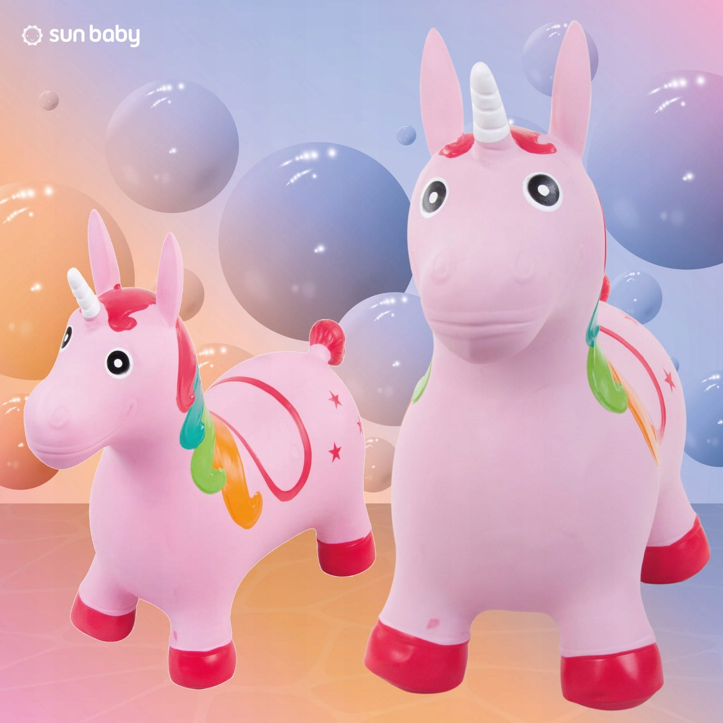 Guminis šokliukas Vienaragis, rožinis, gamintojo kodas – vaizdas 5