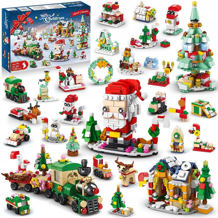 HOGOKIDS 2024 m Kalėdinis advento kalendorius su kaladėlėmis – pagrindinis vaizdas