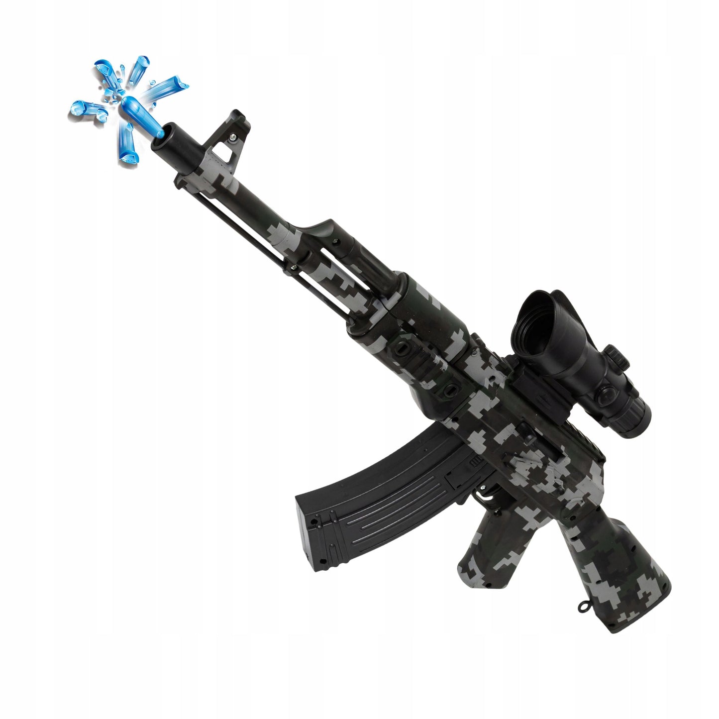 Automatinis šautuvas su gelinėmis kulkomis, dviem šaudymo režimais - vaizdas 5