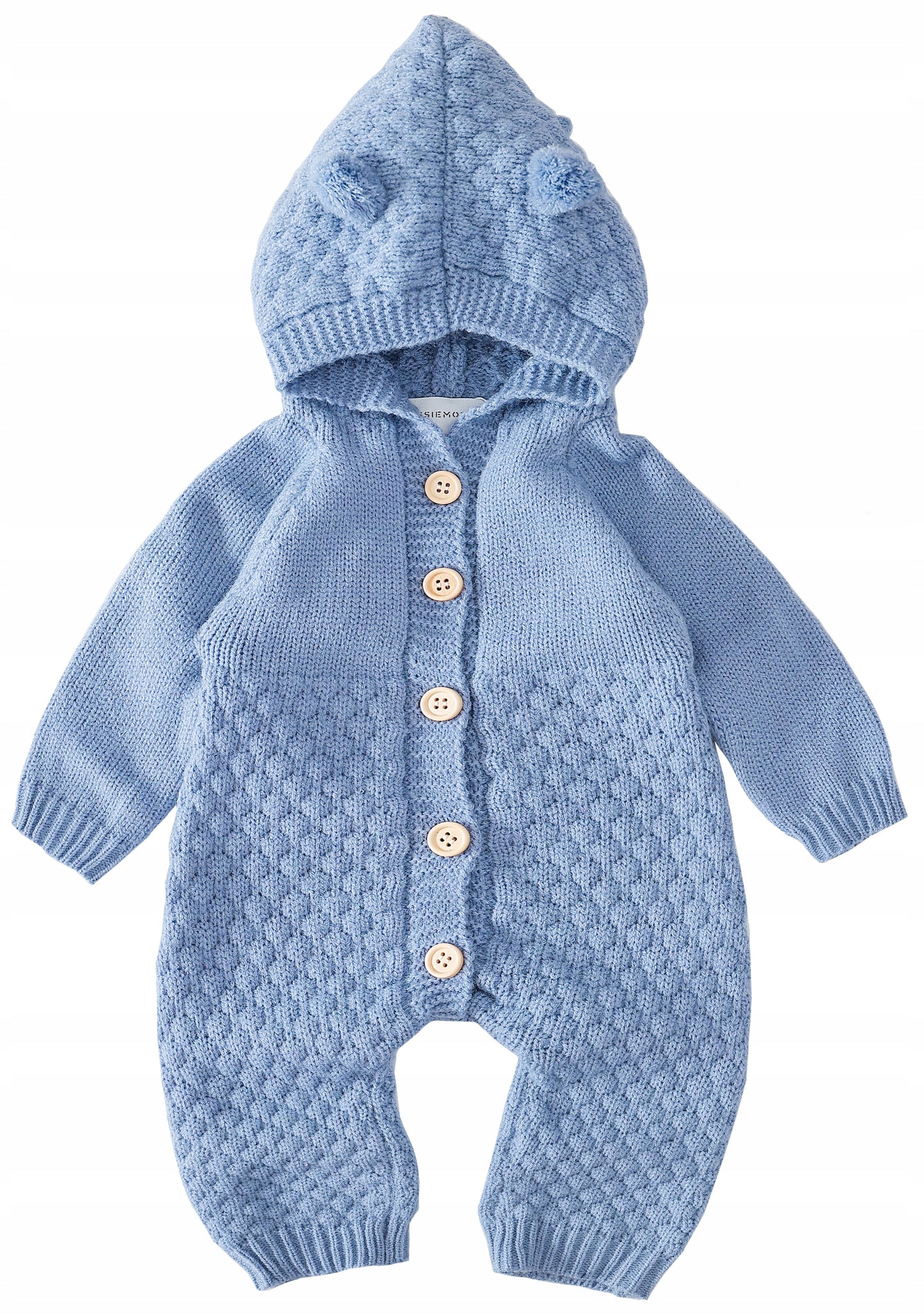 Megztas kombinezonas Mėlynas – pagrindinis vaizdas