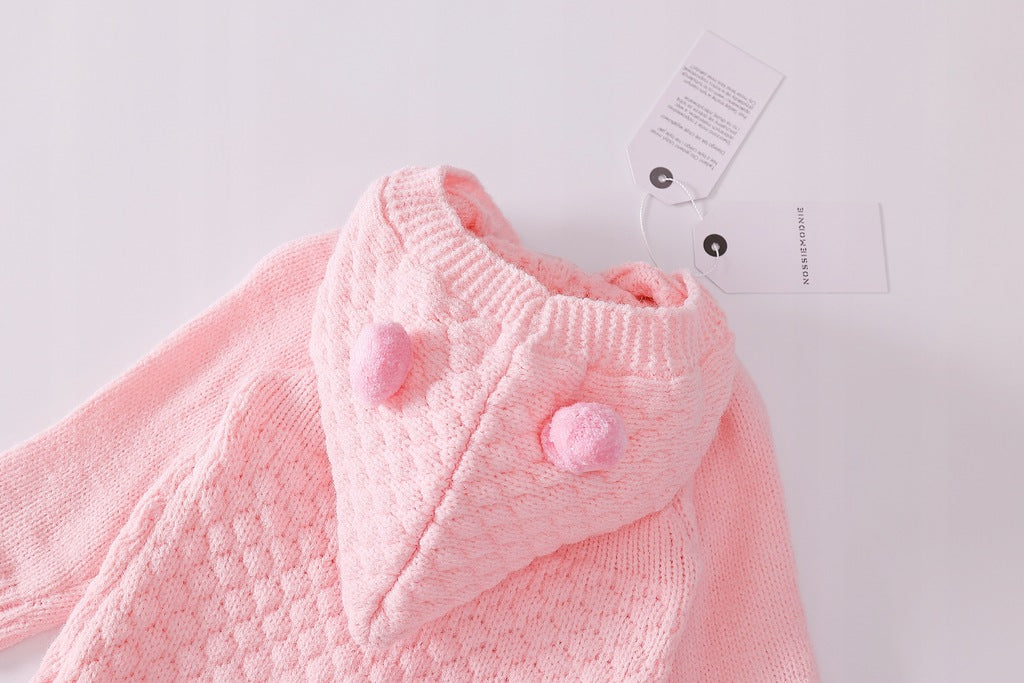 Megztas kombinezonas Rožinis, ilgas rankovės – vaizdas 5