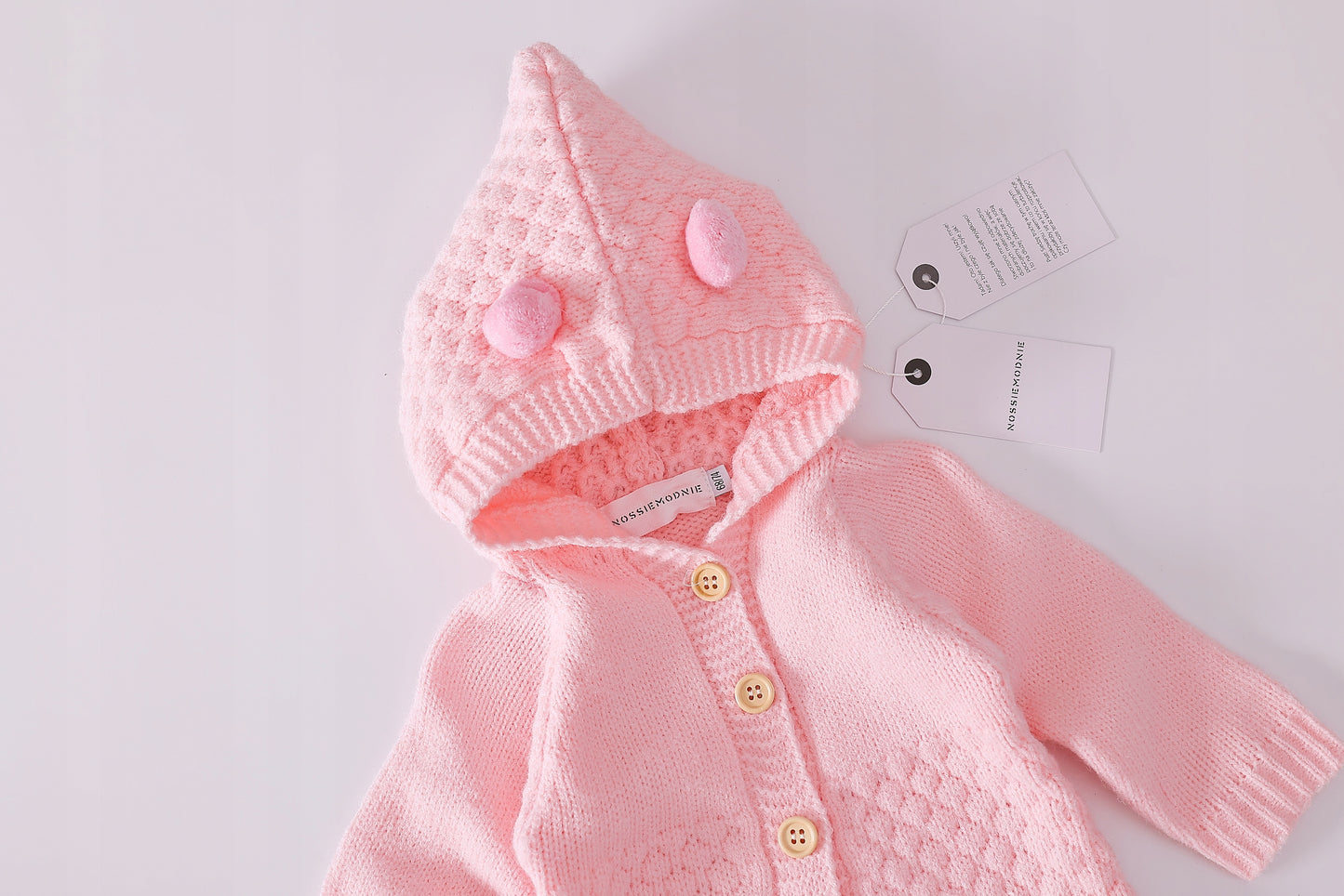 Megztas kombinezonas Rožinis, dydis 86 – vaizdas 7