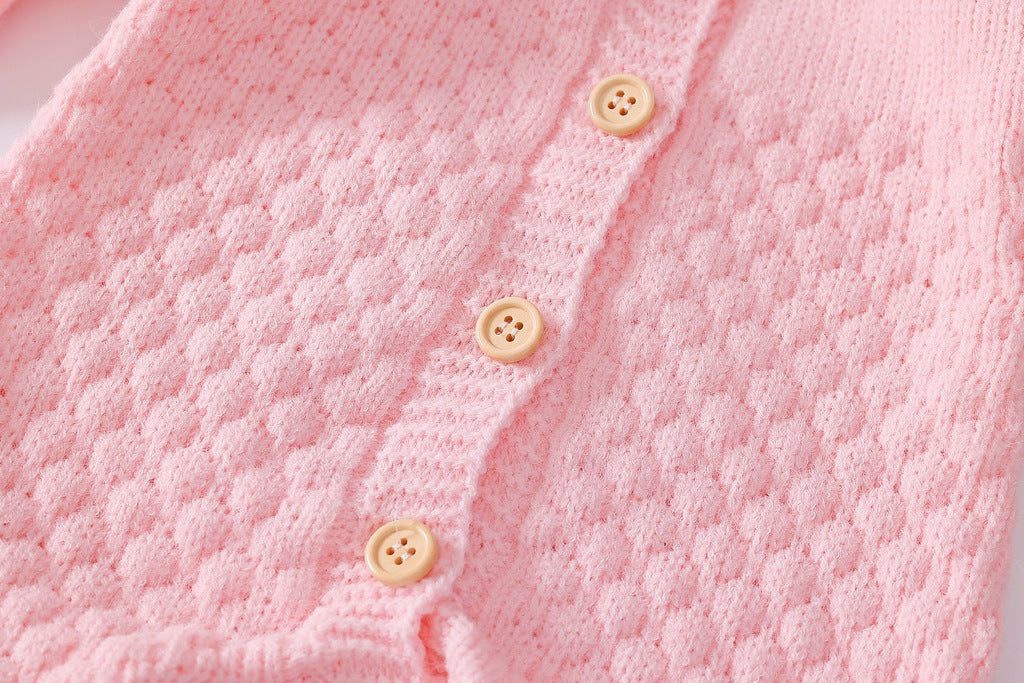 Megztas kombinezonas Rožinis, 18 mėn – vaizdas 6