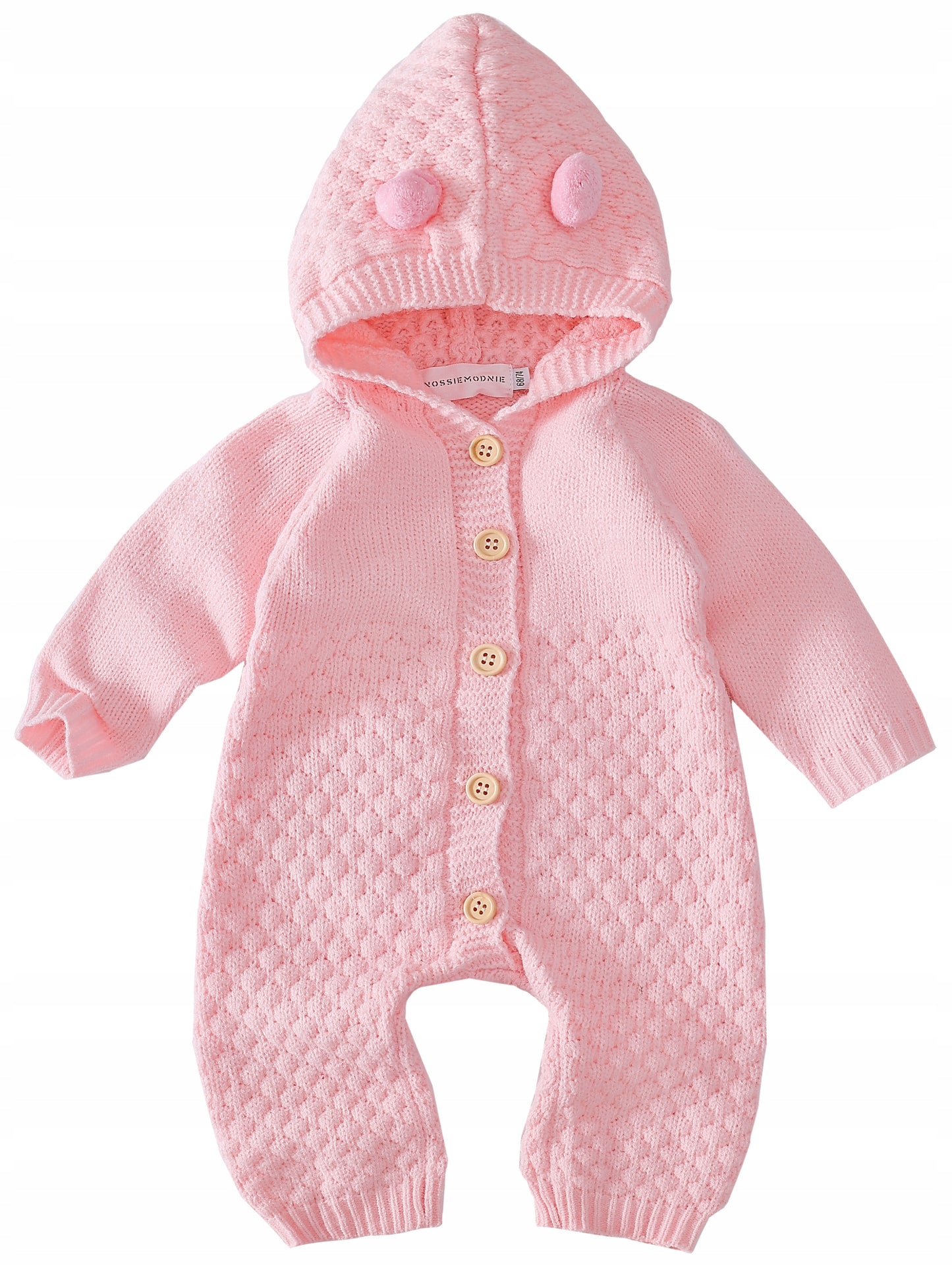 Megztas kombinezonas Rožinis – pagrindinis vaizdas